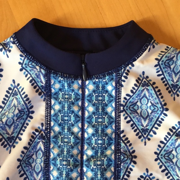 CABANA LIFE | Girls Batik 2-Piece Long Sleeve Rashguard Set - Picture 6 of 15